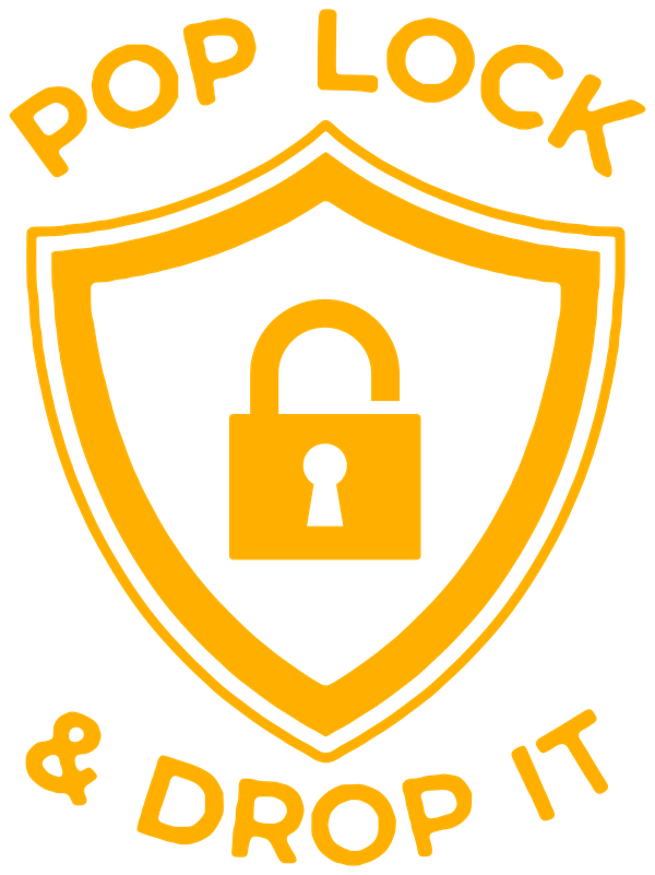 Pop Lock and Drop It — Jonesboro locksmith logo